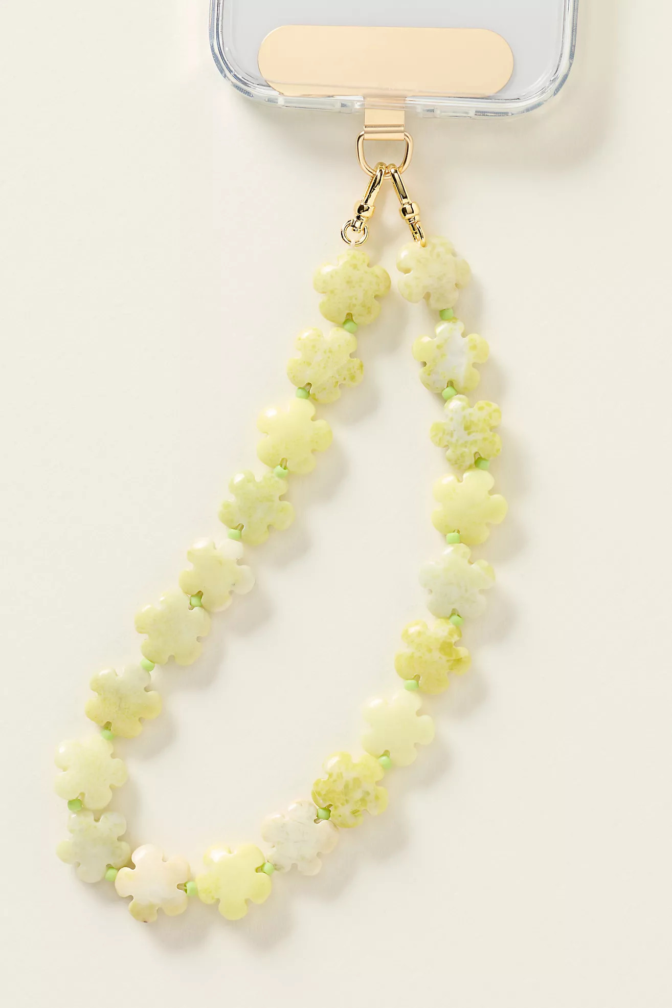By Anthropologie Floral Stone Phone Chain | Anthropologie (US)