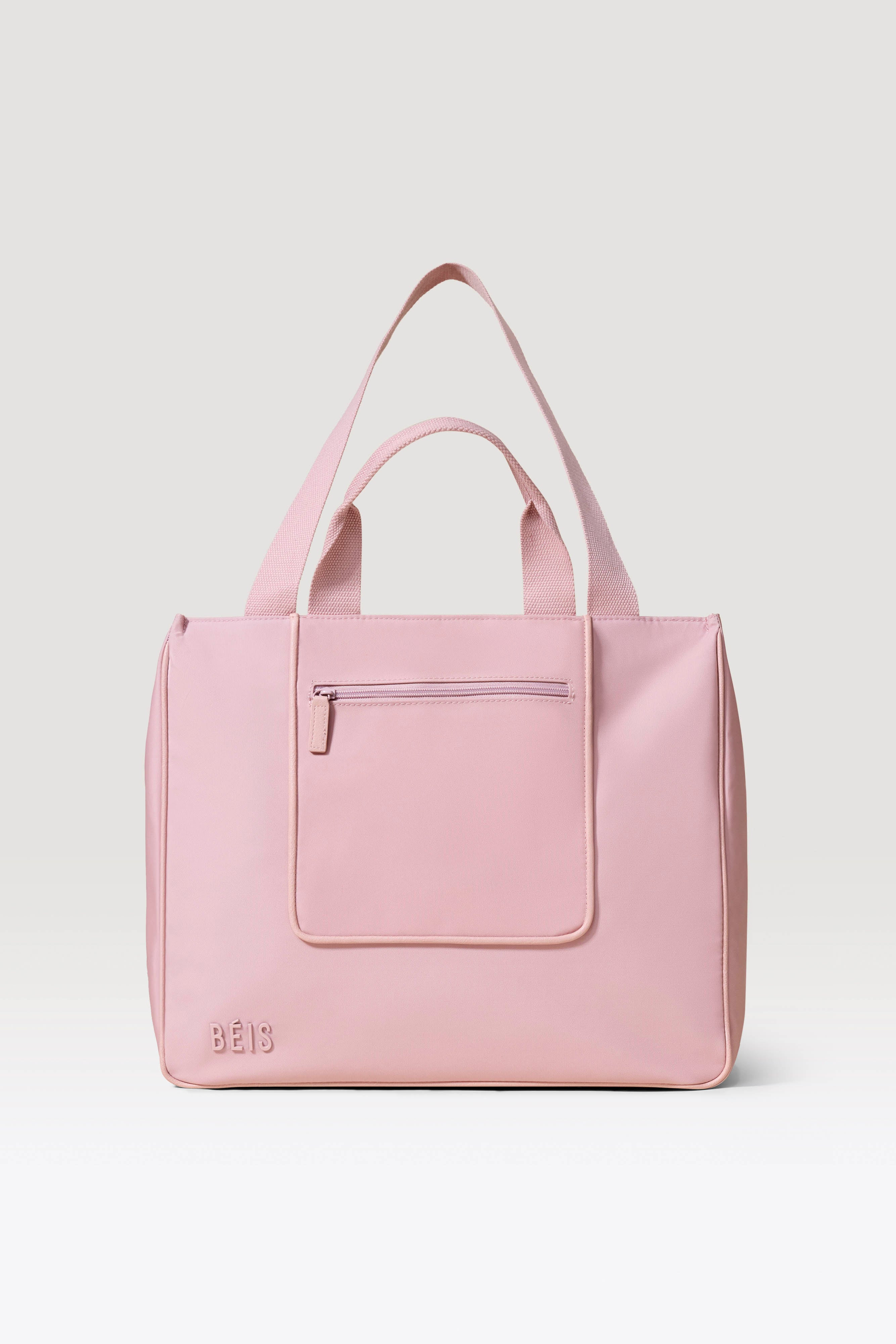 B\u00c9IS 'The East To West Tote' in Atlas Pink - Pink Recycled Carry-On Travel Tote Bag | BEIS