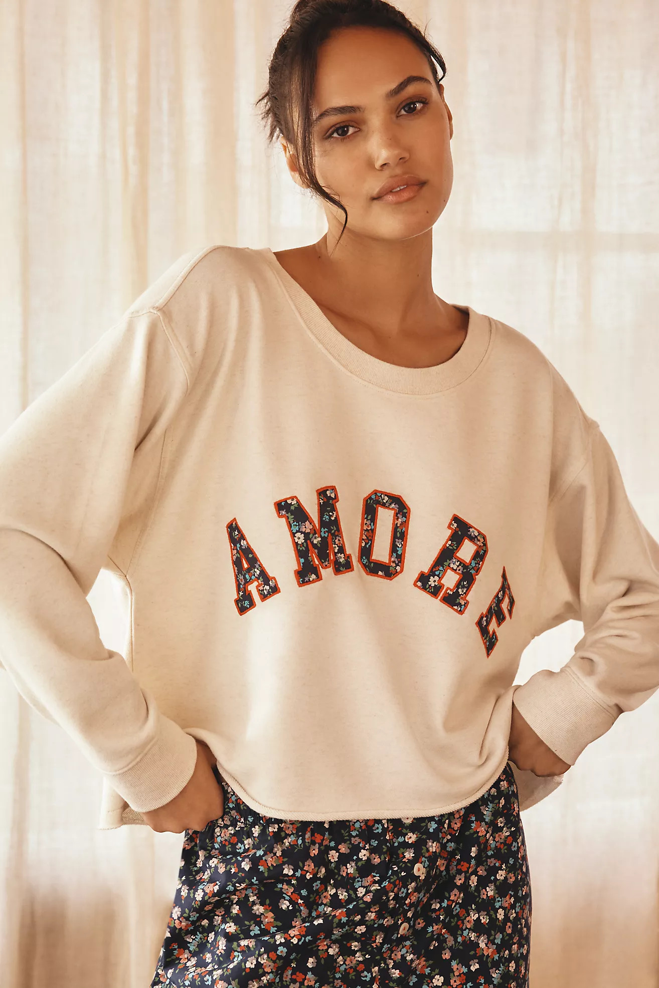 By Anthropologie Graphic Sweatshirt | Anthropologie (US)