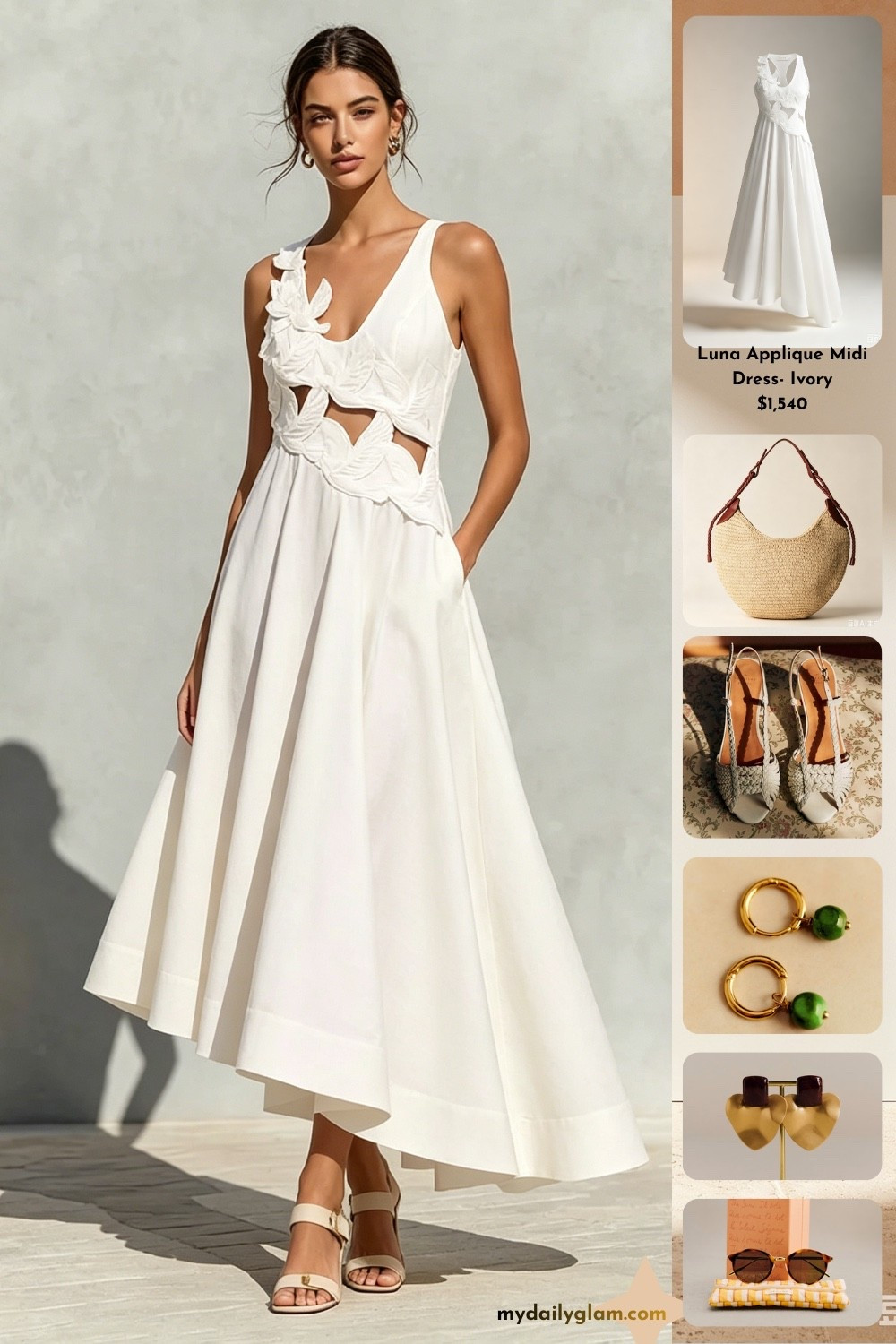 Luna appliqué cutout ivory midi dress for luxury summer resort wear
Tap the link in my bio to shop this exact look!
#LuxuryResortStyle #WhiteMidiDress #VacationLuxuryOutfits

#LTKootd #LTKOver40 #LTKSeasonal