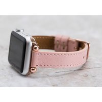 Pink Apple Watch Band 38mm 40mm 41mm 42mm 44mm 45mm For Series 7 6 5 4 3 2 Se, Slim Fit Band, Gift H | Etsy (US)