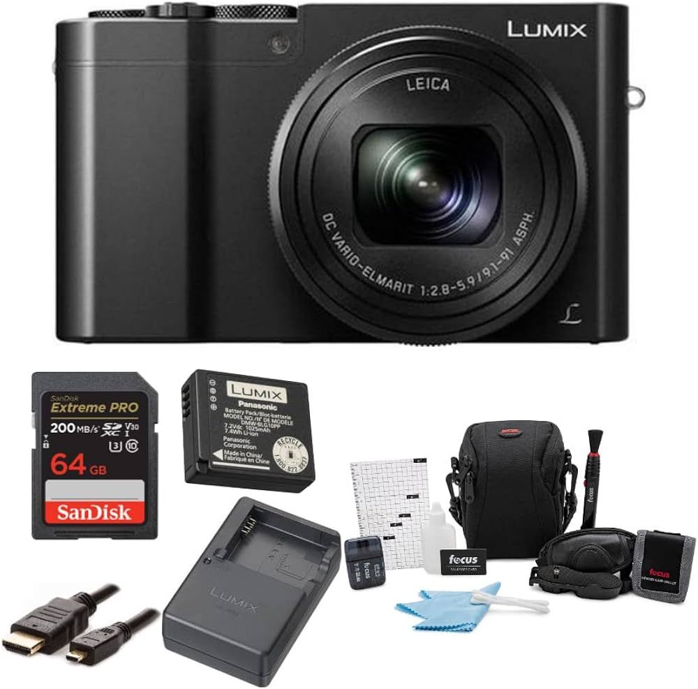 Panasonic LUMIX DMC-ZS100 Digital Camera Bundle with Battery and Charger Travel Pack, Point and S... | Amazon (US)