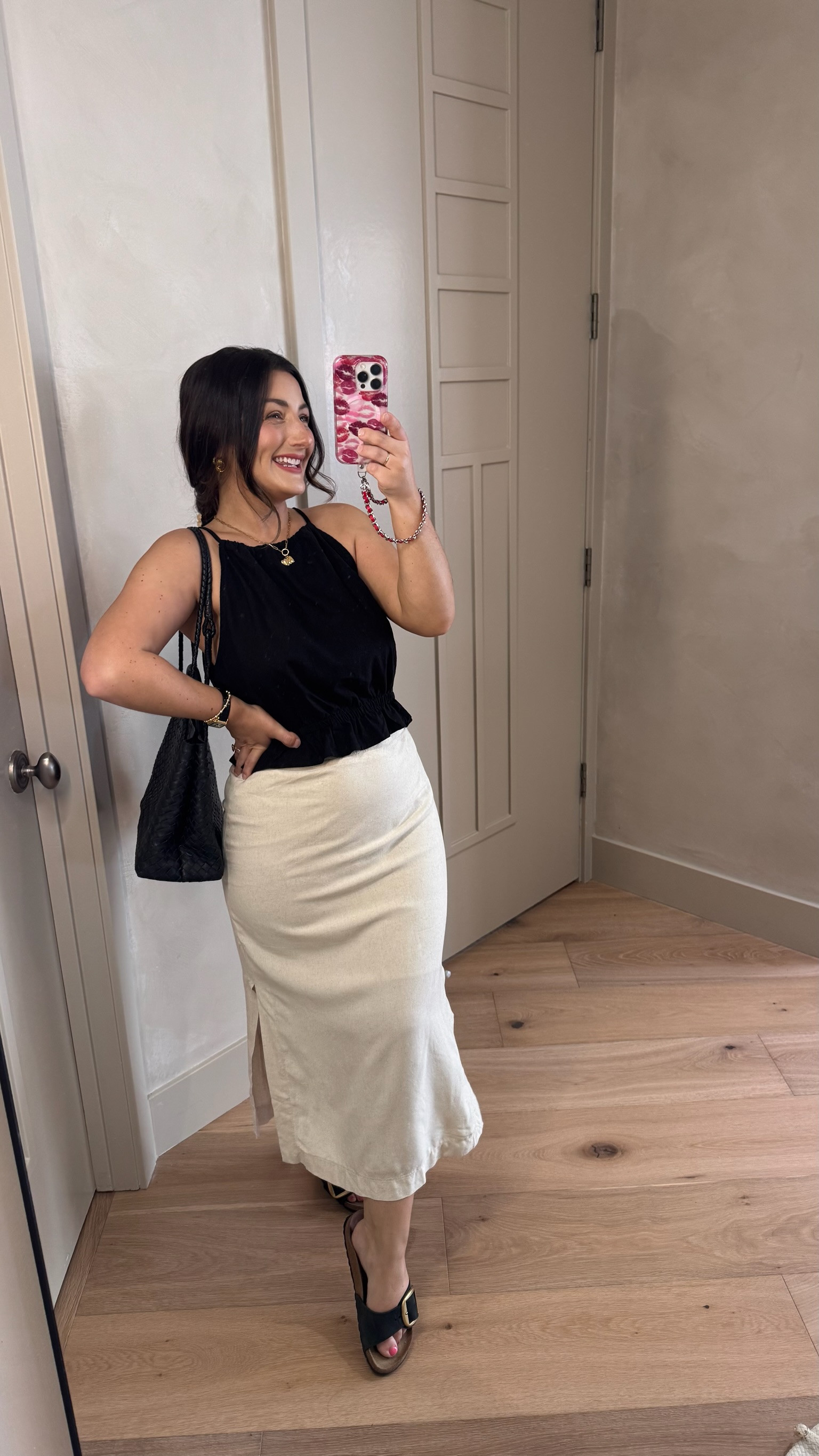 Chic outfit with a linen skirt and black halter top! 

Size small in skirt and top 

5'0" 140lbs
Petite friendly!


#LTKootd #LTKSeasonal #LTKPetite