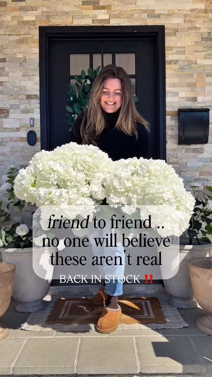 Last time I shared these you all sold them out - but they’re back! Also available in a larger size!

Everyone will do a double take with these because they look that real. I added these faux plants to my front porch and they instantly made the space feel fuller, greener, and more pulled together — without worrying about watering, sun, or them dying in a week. They’re one of my favorite ways to make an entry feel welcoming year-round, and the quality is honestly so good people always ask if they’re real.

// Amazon, Amazon Finds, Amazon Home, Amazon Home Finds, Amazon Home Decor, Amazon Home Decor Finds, Amazon Front Porch, Front Porch, Front Porch Decor, Amazon Spring, Amazon Spring Decor, Cozy Home, Cozy Home Decor, Faux Flowers, Faux Tree 

 #LTKdayinmylife #LTKSeasonal #LTKHome