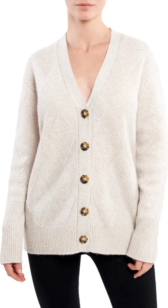 Basket Stitch Cashmere Cardigan | Nordstrom