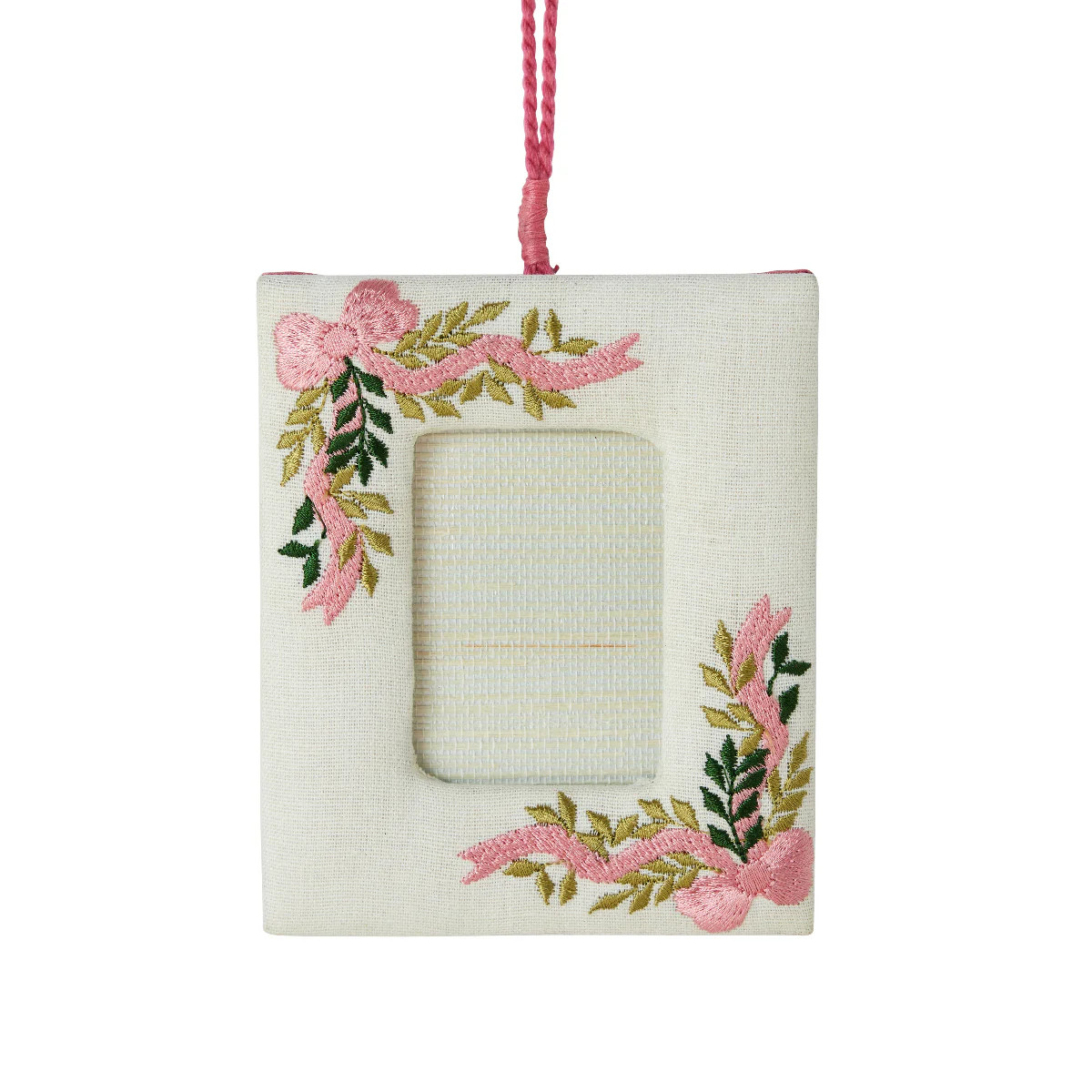 Cosette Embroidered Photo Frame Ornament | Caitlin Wilson Design