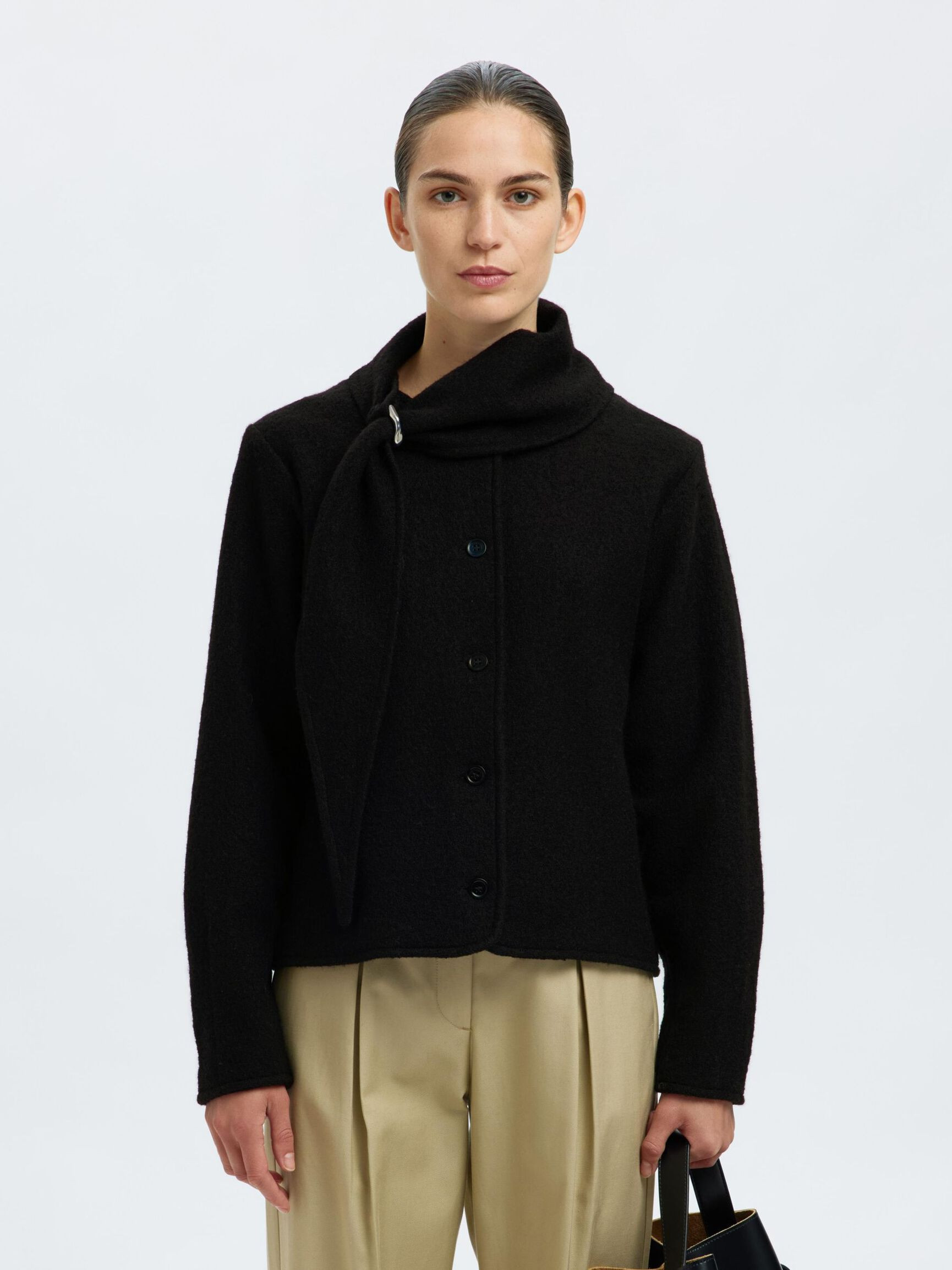 WOOL SHORT JACKET | Selected