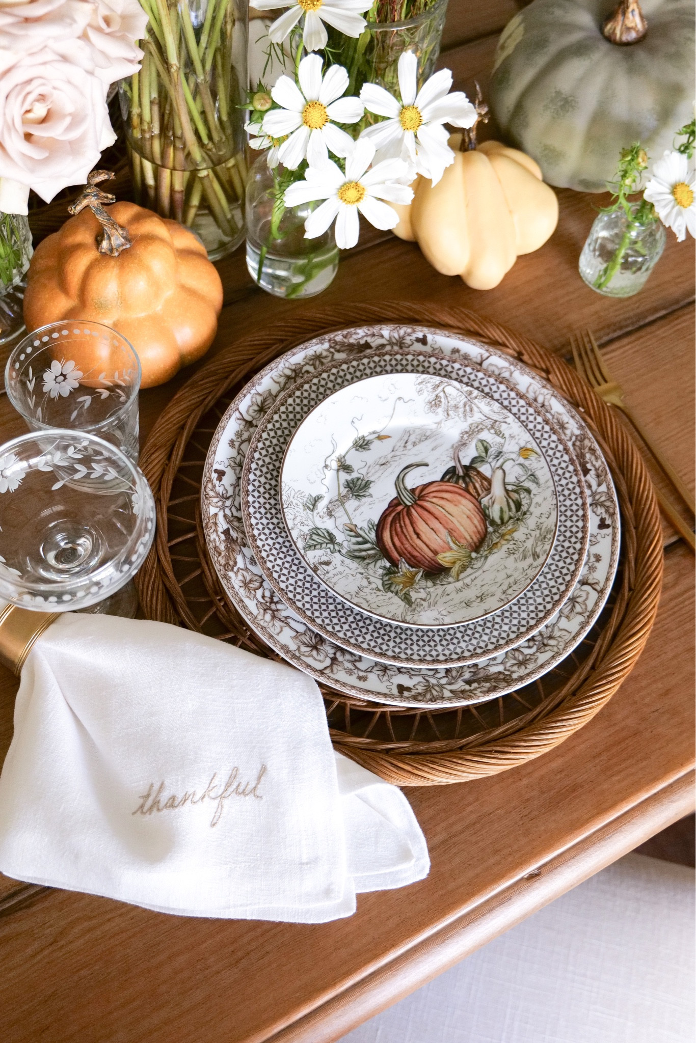 As we anticipate the arrival of Thanksgiving 2023, there's an undeniable buzz of excitement around not only the delicious food and the joyful reunions to take place. This time of year is also the perfect opportunity to show off your creative side and design a captivating Thanksgiving tablescape. Welcome to my blog post, where we take a sneak peek into predicted trends, product suggestions, and ingenious styling ideas for your Thanksgiving tablescape 2023! Whether you're a minimalist, maximalist, or somewhere in between, join us as we explore the unique and creative ways to create a memorable ambiance for your cherished Thanksgiving dinner gathering, making it an emblem of gratitude and togetherness.

#LTKSeasonal #LTKHoliday #LTKhome