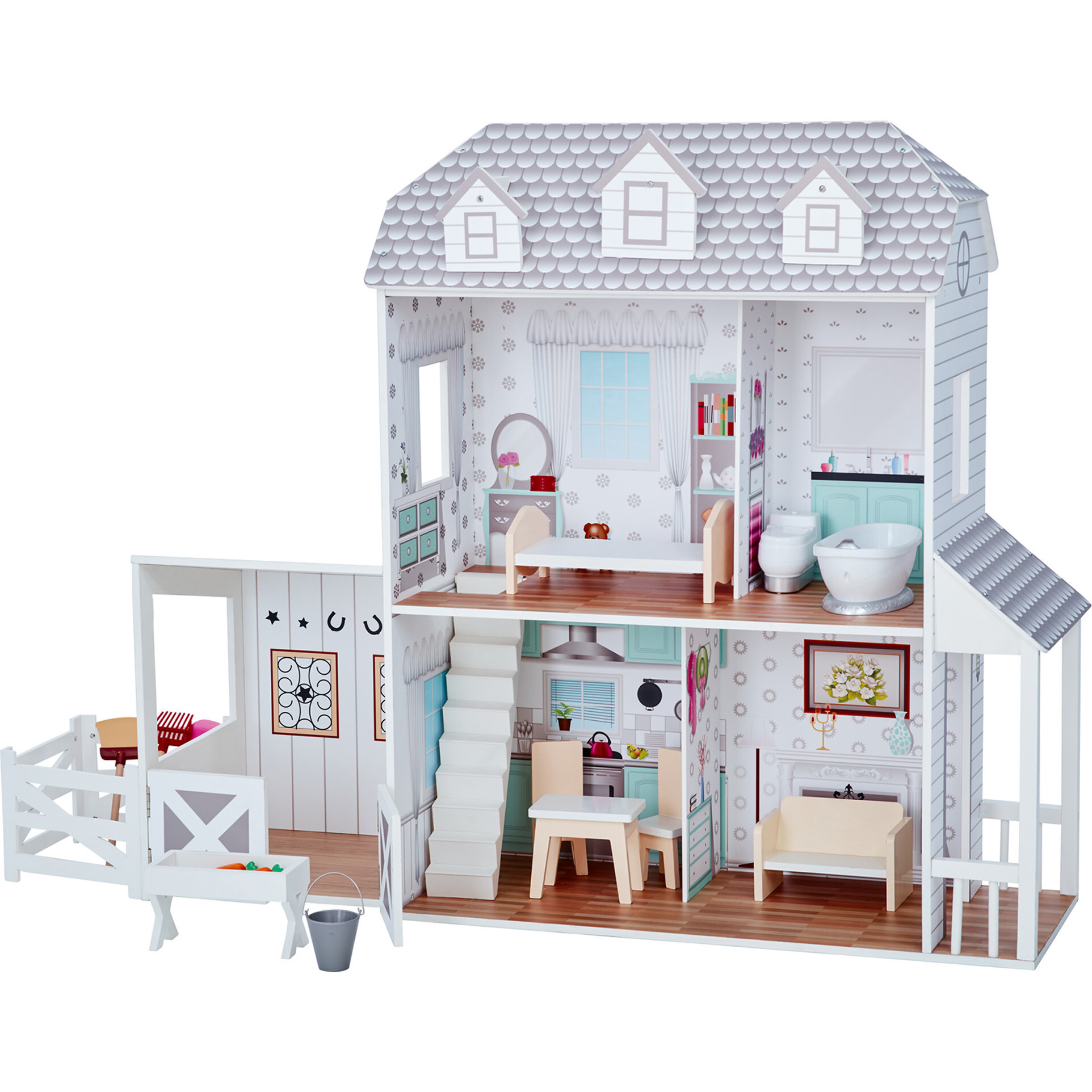 Dreamland Farm House 12" Doll House | Maisonette