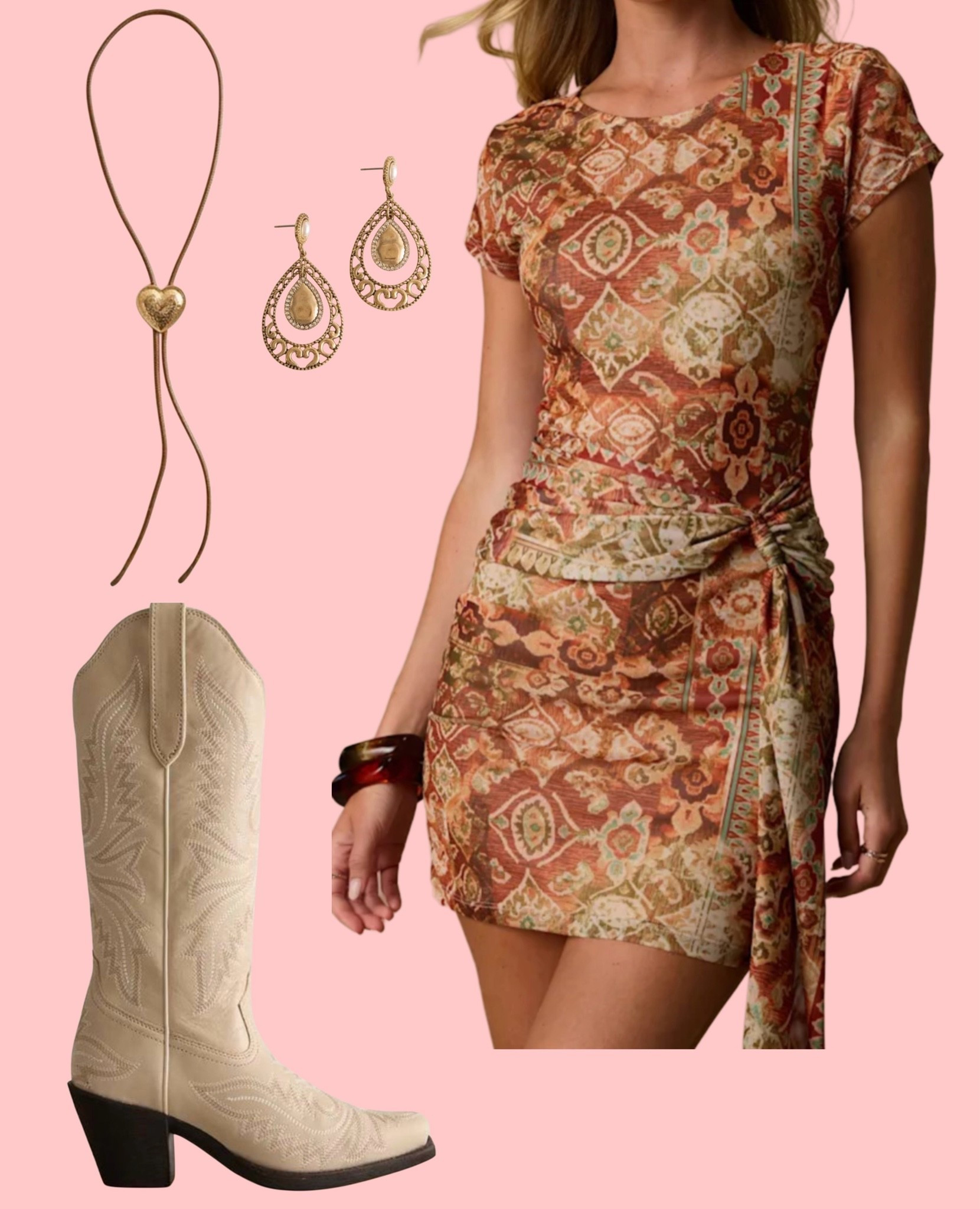 Western boho style! Love the design and colors in this mini dress!

#LTKgrwm #LTKootd #LTKSeasonal