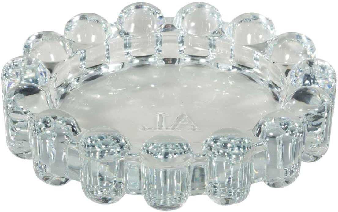 Home Collection Original Clear Glass Large Bubble Candle Dish | Amazon (US)