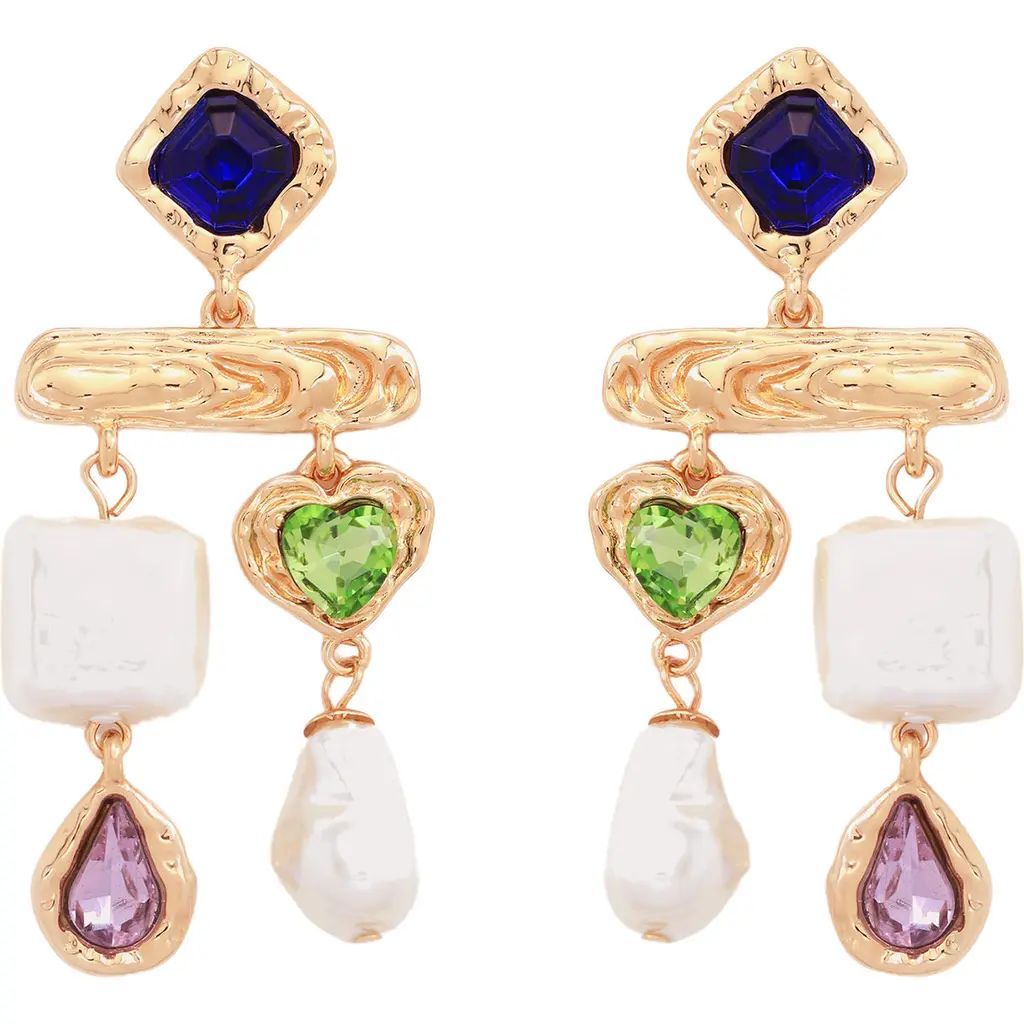 Petit Moments Cascais Drop Earrings in Forest at Nordstrom | Nordstrom