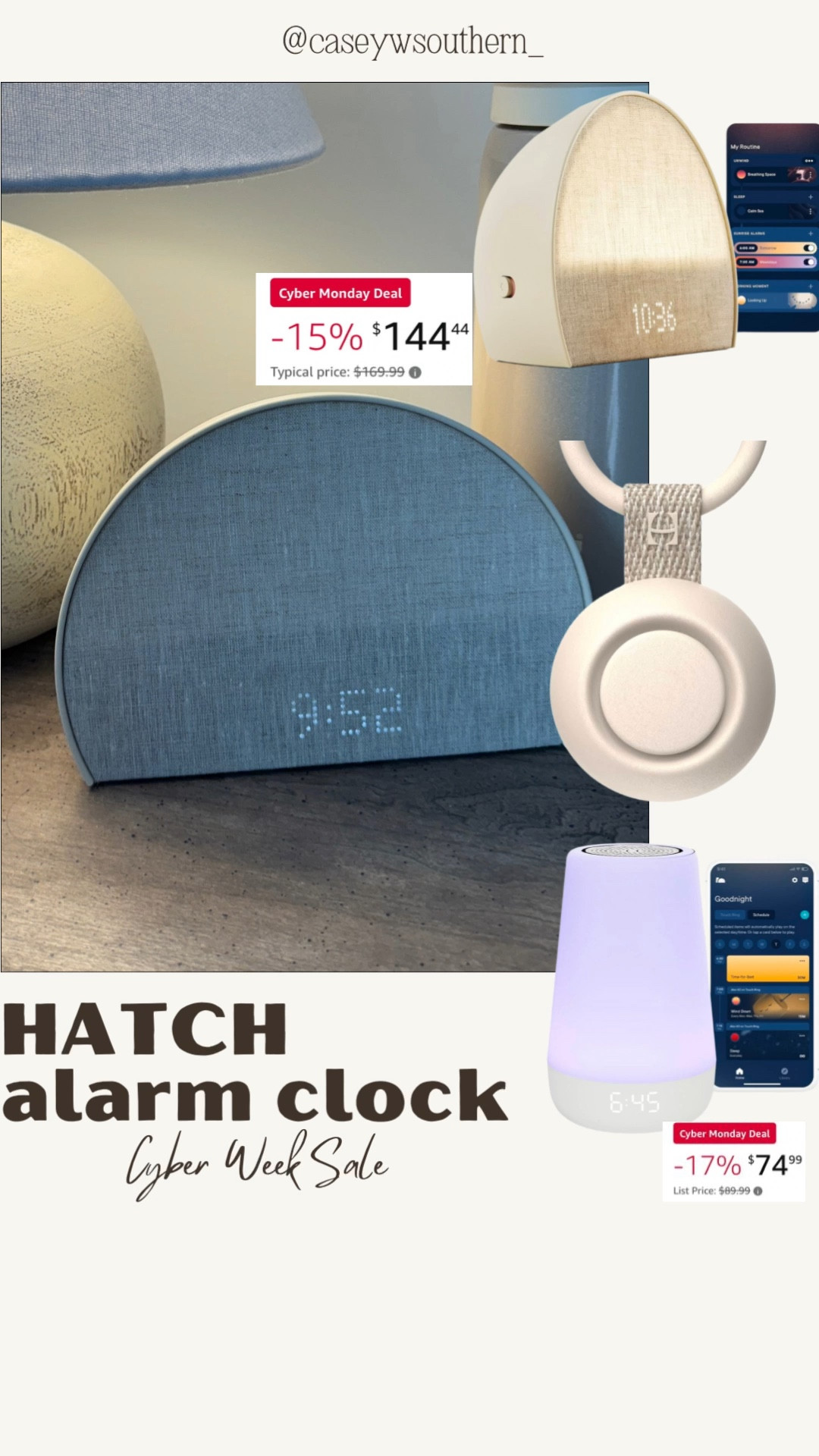 The hatch alarm is one of my most favorite things of all time! I even have the travel sound machine as well because I can’t live without it! 

#LTKCyberWeek #LTKWatchNow #LTKGiftGuide