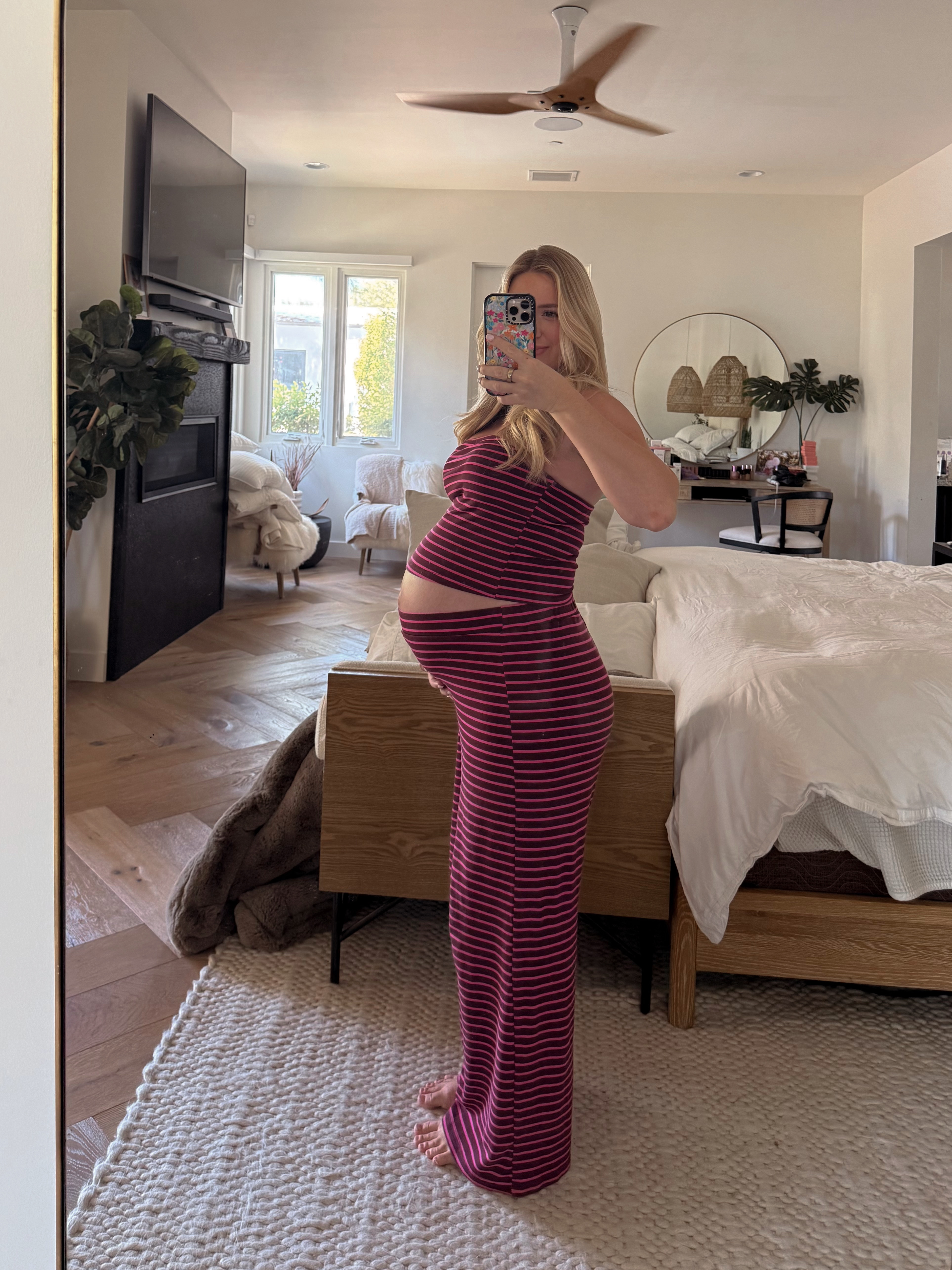 Amazon set! I have both the FP and Amazon version and I love the amazon one more, it's softer! Wearing a size large for the bump.  

 #LTKFindsUnder50 #LTKStyleTip #LTKBump