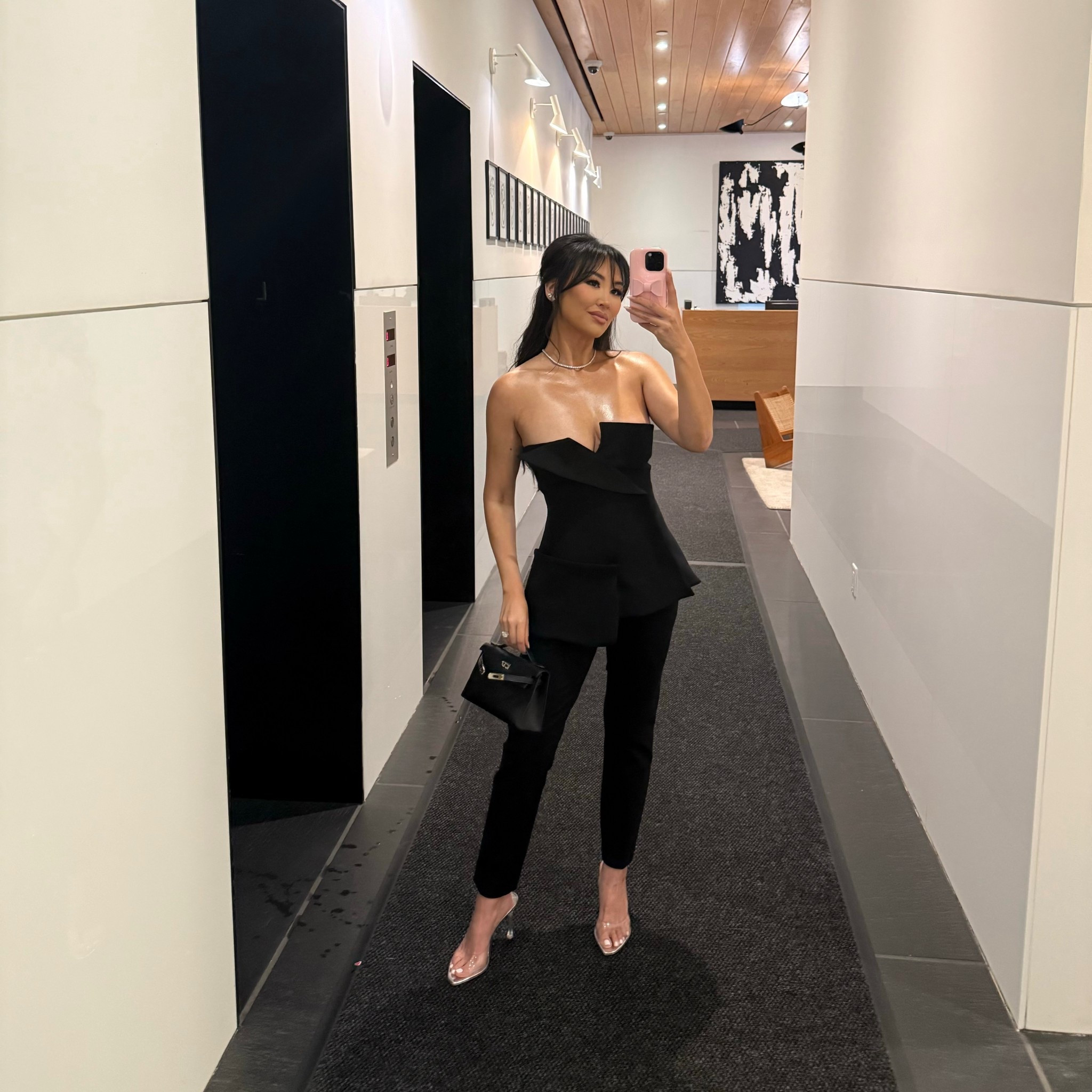from dinner to an event 🖤