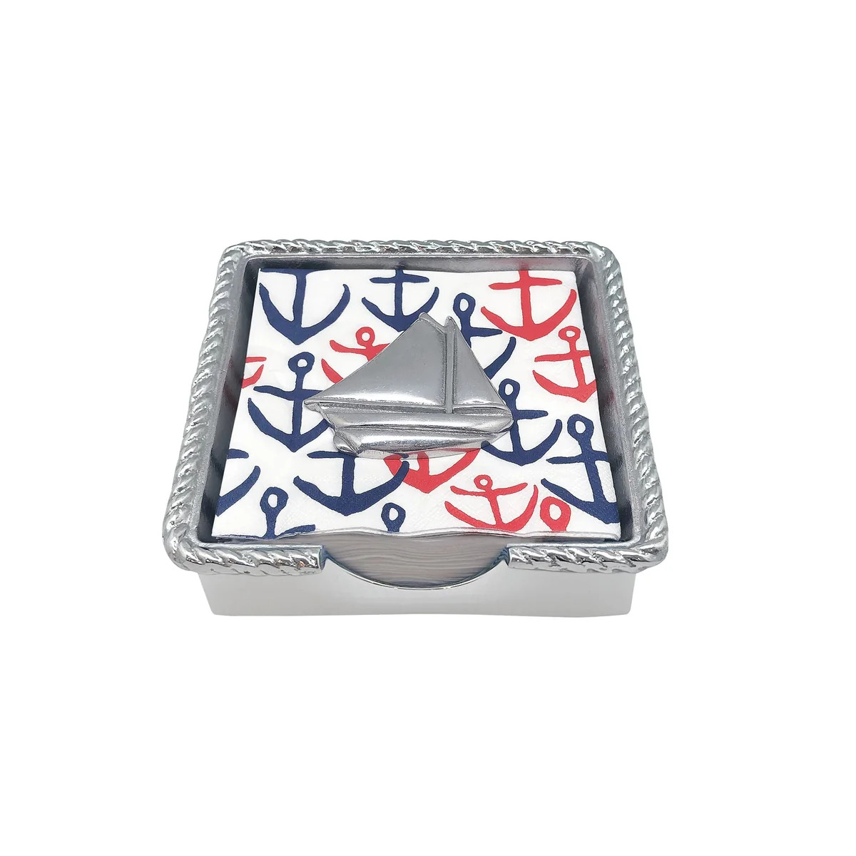 Sailboat Rope Napkin Box | Over The Moon