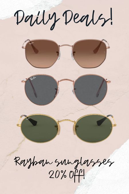 Rayban sunglasses on sale! 

#LTKStyleTip #LTKGiftGuide #LTKSaleAlert