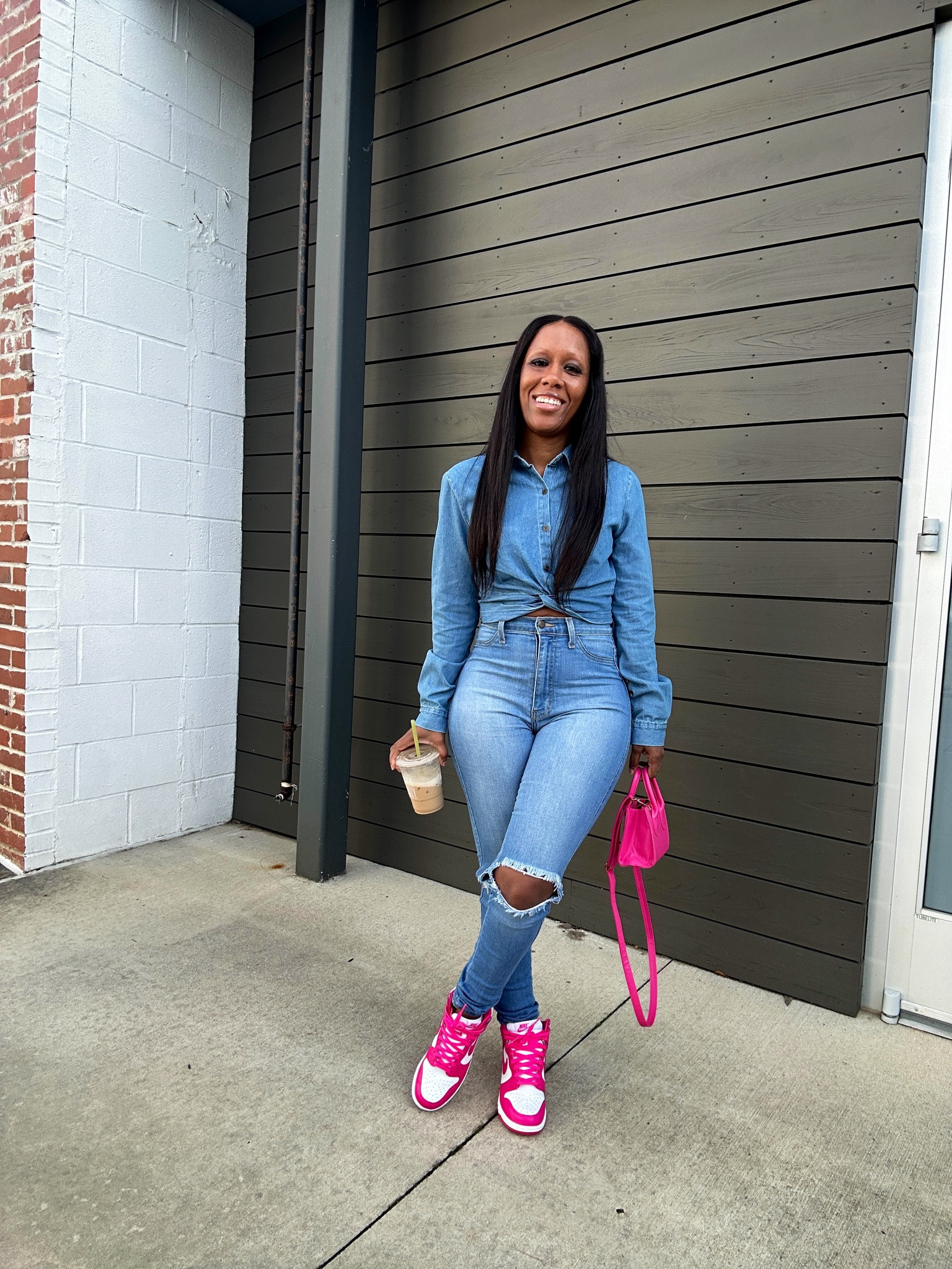 Denim on denim outfit with a pop of color!

I styled this outfit with a pink mini crossbody bag and prime pink dunk high sneakers

#LTKShoeCrush #LTKFindsUnder100 #LTKStyleTip