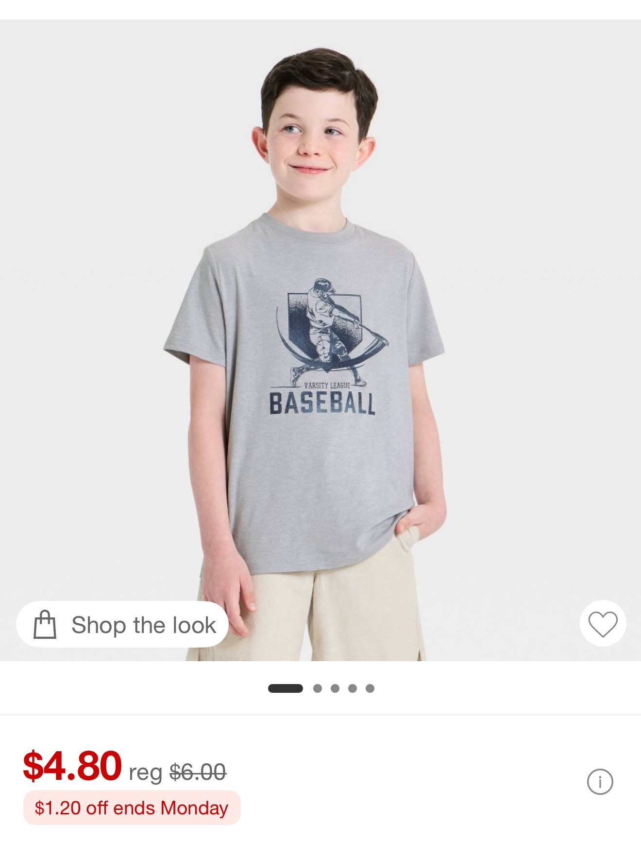 this baseball shirt is on sale, just ordered for my son, he will love it