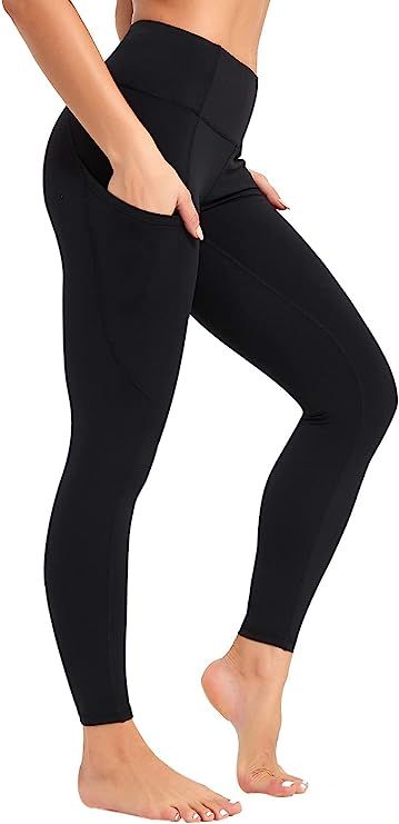 Yoga Leggings for Women with Pockets High Waisted Tummy Control Women's Butt Lift Yoga Workout Le... | Amazon (US)