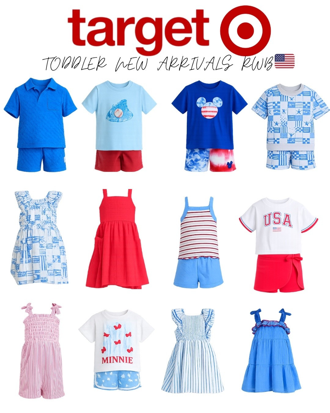Red White and Blue for toddlers and kids!! 🇺🇸🎯

#LTKKids #LTKBaby #LTKSeasonal