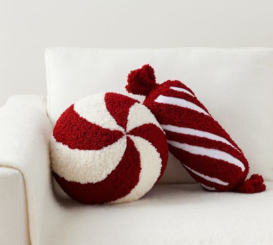 Cozy Teddy Orn-A-Mint Shaped Pillow | Pottery Barn (US)
