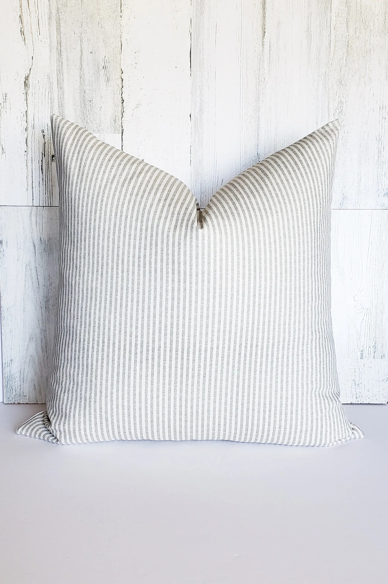 Grey and Cream Striped Pillow, Neutral Home Decor, Modern Farmhouse Throw Pillow Covers | Etsy (Global)
