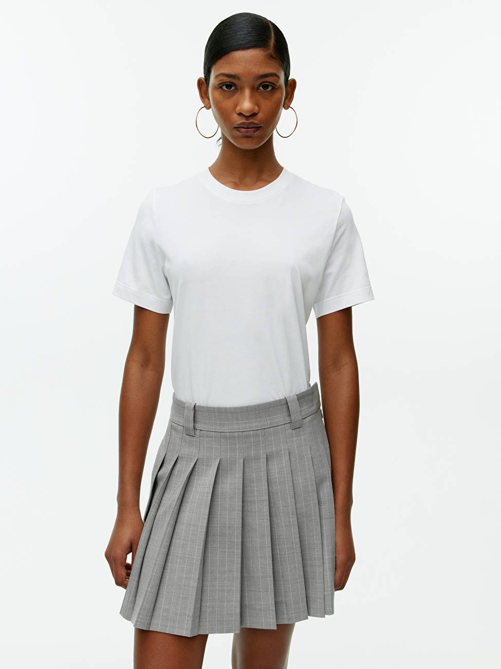Pinstripe Mini Skirt | ARKET