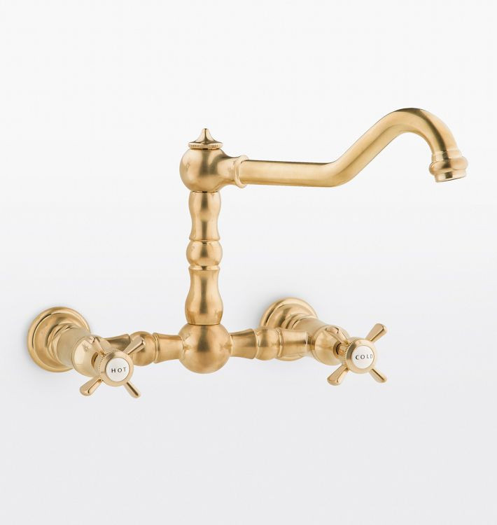 Connor Wall Mount Bridge Kitchen Faucet | Rejuvenation