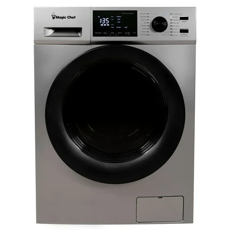 Magic Chef 2.7 cu. ft. All-in-One Washer and Dryer Combo in Silver in Silver | Walmart (US)