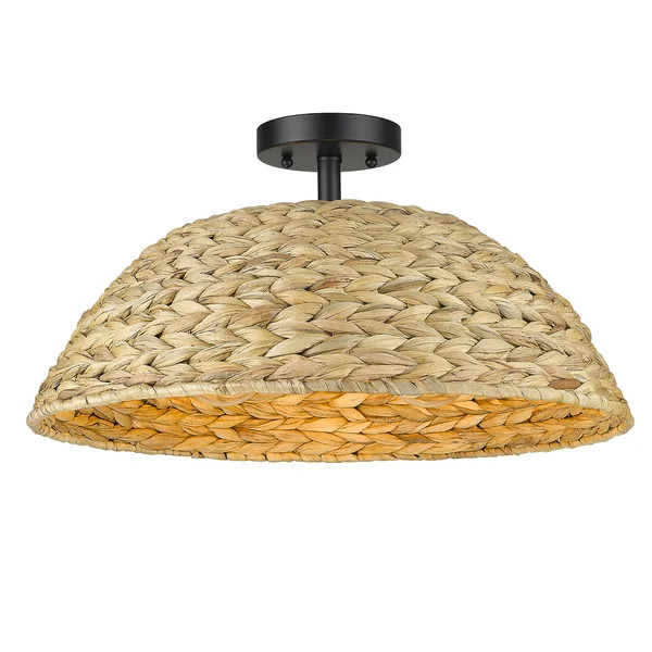 Yelverton Grass Semi Flush Mount | Wayfair North America