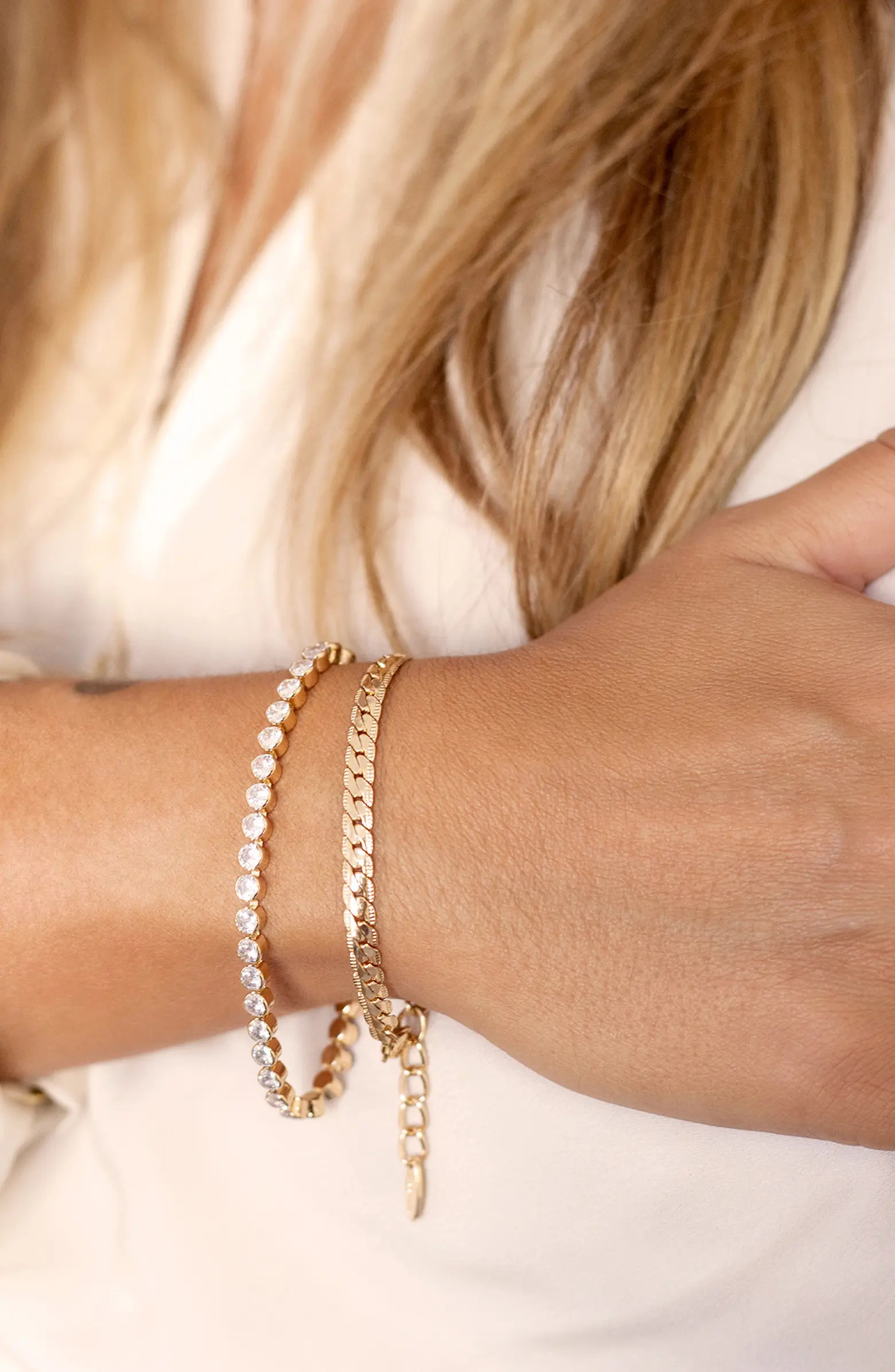 Cubic Zirconia Bezel Bracelet | Nordstrom