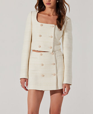 ASTR the Label Women's Rosario Cropped Jacket - Macy's | Macy's