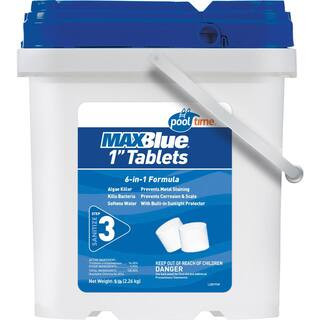 Chlorinating MAXBlue 5 lb. 1 in. Tablets | The Home Depot