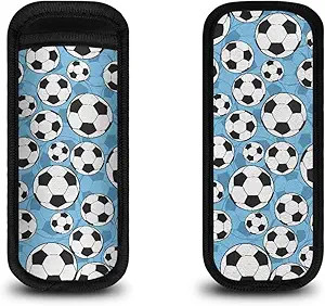 Blue Soccer Popsicle Holder Sleeves for Boys Kids Reusable Ice Pop Holder Sleeves 6 Pack Washable... | Amazon (US)