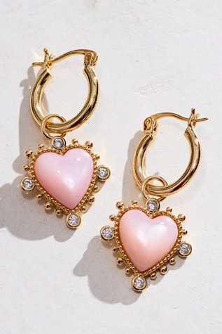 Joy Dravecky Heavenly Heart Hoops | Free People (Global - UK&FR Excluded)