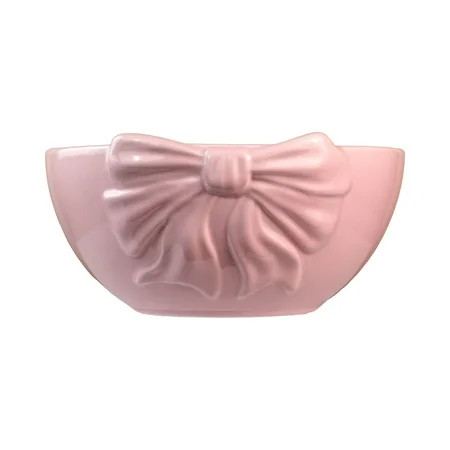 Way to Celebrate 1pk Pink Ceramic Bow Serving Bowl | Walmart (US)