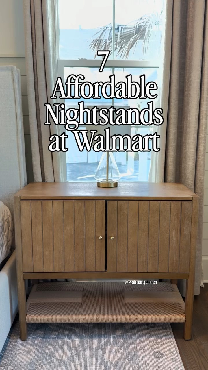 Follow @pleasantlybuilt and comment “shop” for the links 🤍

Sharing 7 affordable nightstands from Walmart! There are so many different styles and colors to choose from. Walmart has truly become my go to for furniture finds because you can get that high end look without the high end price tag.
There are so many hidden gems in this roundup too!

#Walmartpartner 
#AffordableHomeDecor
#NightstandStyle
#HomeFinds