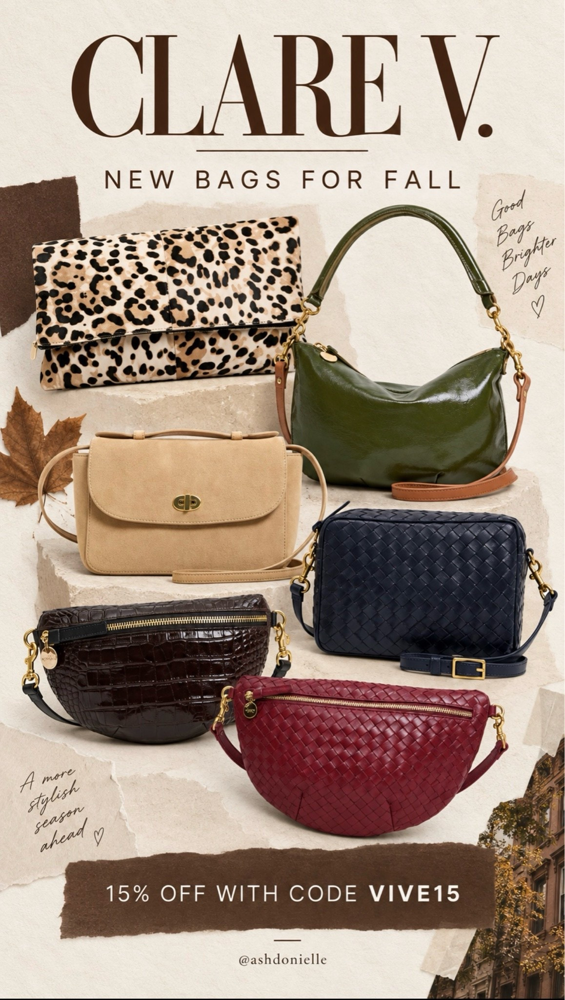 15% off Clare V with code VIVE15

#LTKSaleAlert #LTKSeasonal #LTKootd