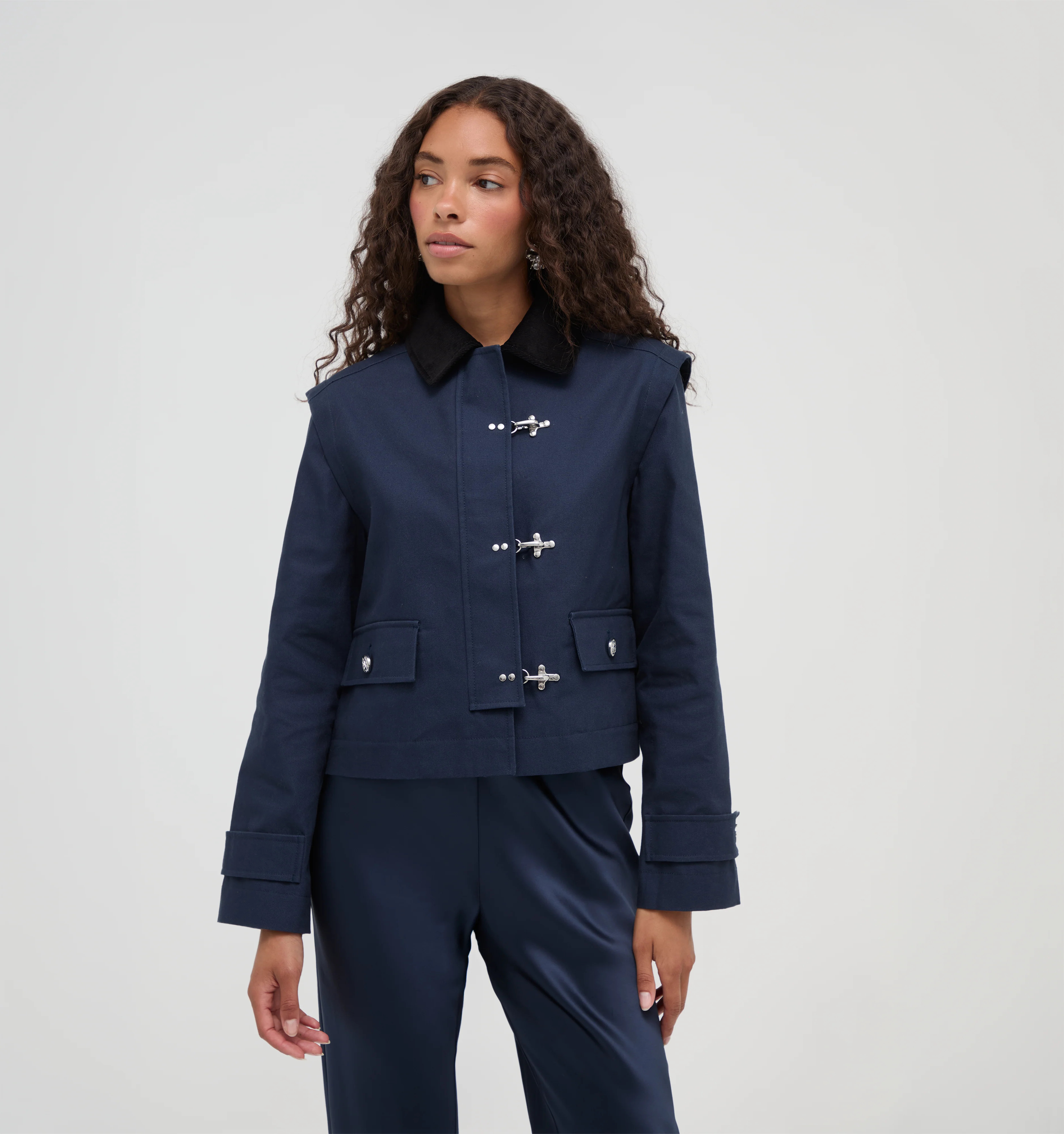 The Clarisse Jacket -  Navy Navy / XXXS | Hill House Home US
