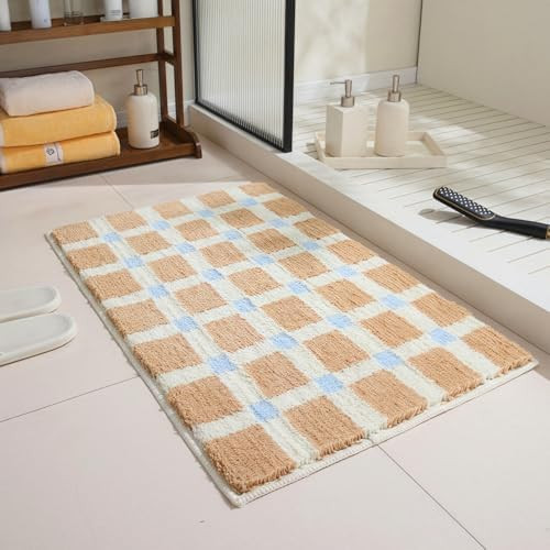 GIB Bathroom Rugs Mat 32" x 20", Extra Soft Absorbent Plush Fluffy Bath Rugs, Non-Slip Washable B... | Amazon (US)