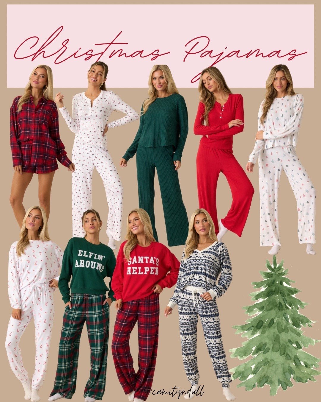 Christmas Pajamas 🎄 

#LTKHoliday #LTKSeasonal #LTKFindsUnder100