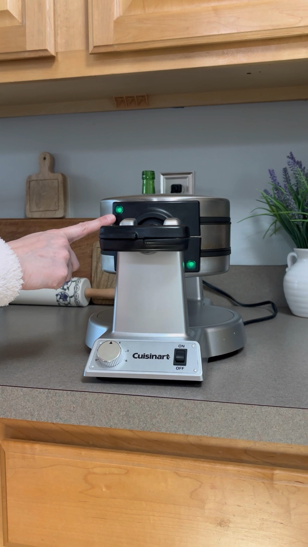 Kitchen gadget must have and perfect holiday gift idea for the person who loves to cook (or a fan of chicken & waffles!) this Belgian waffle rotating hot plates makes two waffles at once and is the best for restaurant quality Belgian waffles. Cuisinart waffle press, Belgian waffle maker, waffle press, rotating waffle press, kitchen appliance, kitchen gadget, holiday gifting 

#LTKSeasonal #LTKFamily #LTKHome