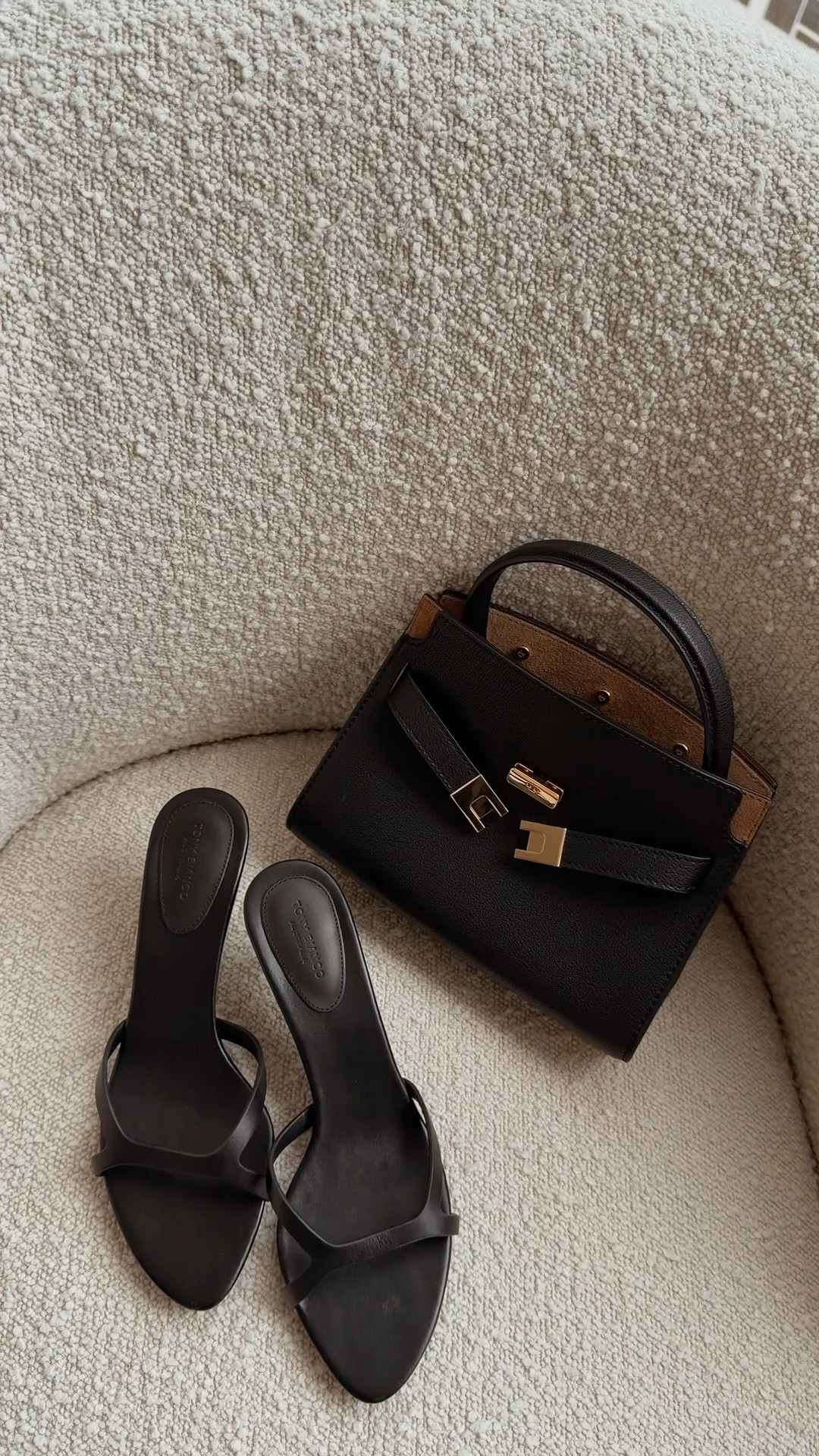 Loving these sleek, versatile accessories for every season. Got these sandals in black because I wear the camel color so much! This bag is absolutely stunning with pebble leather and a suede interior! A timeless gift for Mother’s Day ladies! 

#LTKTravel #LTKMothersDay #LTKWorkwear