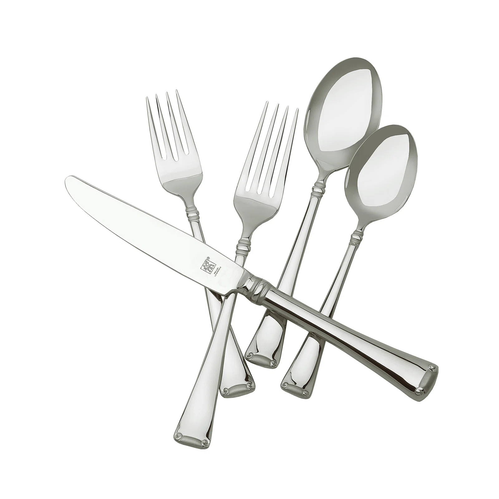 Angelico 45 Piece Flatware Set Matted/Polished | Wayfair North America