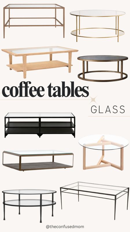 Glass coffee tables, square glass coffee tables, round glass coffee tables, affordable home, wooden, brass, black, modern home, styled home, Walmart, home, west elm, pottery barn, target 

#LTKfamily #LTKhome #LTKstyletip
