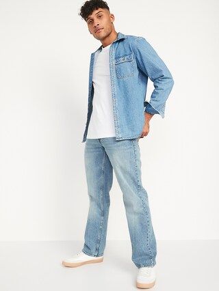 Original Loose Gender-Neutral Non-Stretch Jeans for Adults | Old Navy (US)