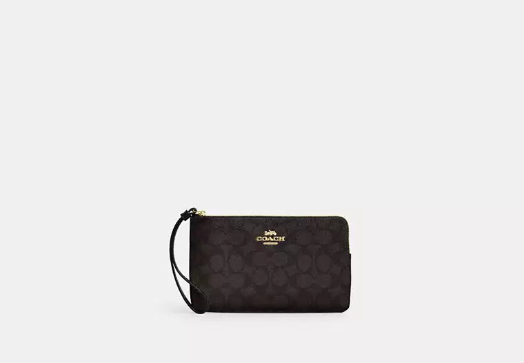 Large Corner Zip Wristlet | Coach Outlet US