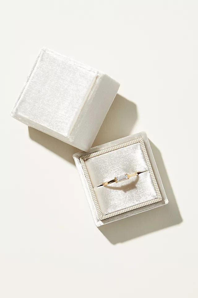 Stella Velvet Ring Box | Anthropologie (US)