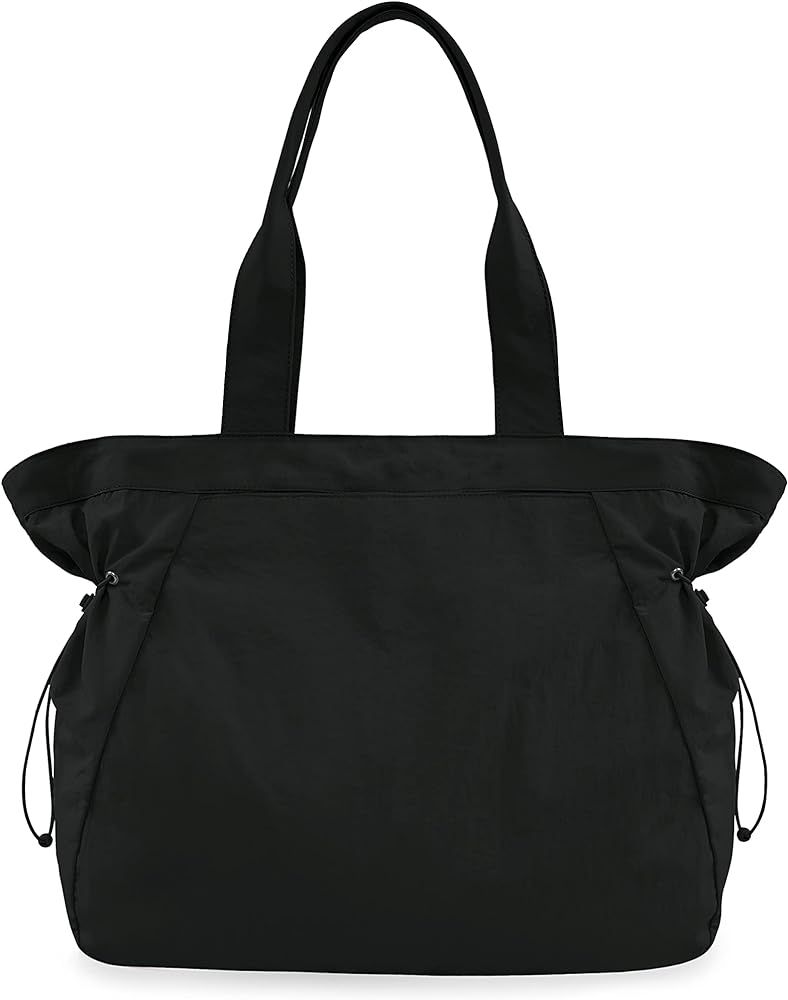 ODODOS 18L Side-Cinch Shopper Bags Lightweight Shoulder Bag Tote Handbag for Shopping Workout Beach  | Amazon (US)